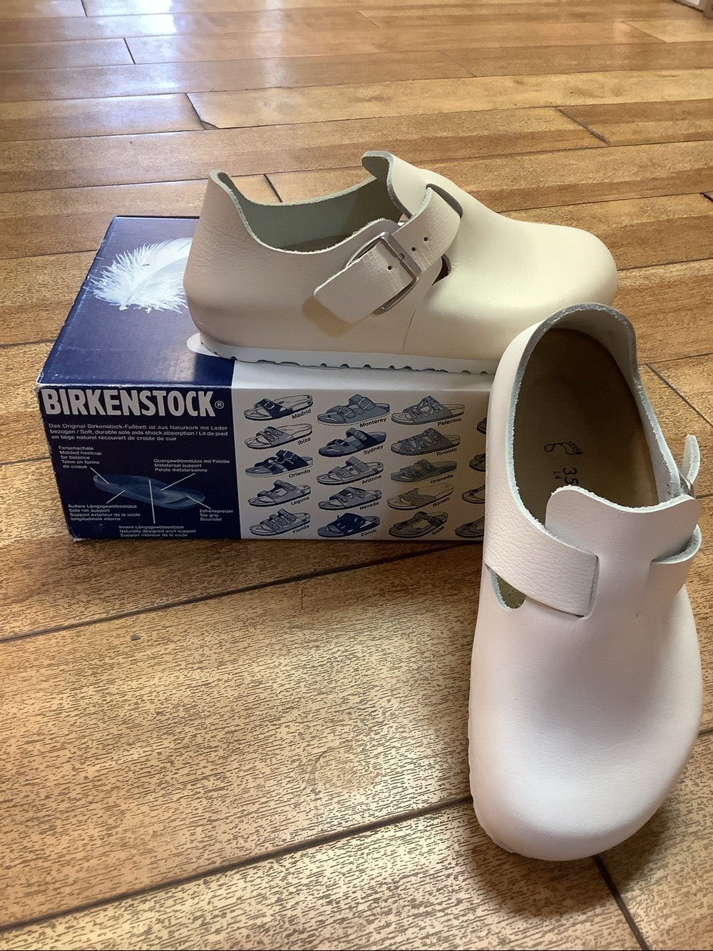 Vintage birkenstock clog London never worn in box